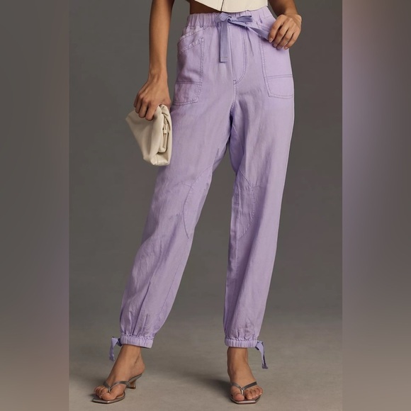 NWT Pilcro Relaxed Ankle-Tie Pants - Picture 4 of 4
